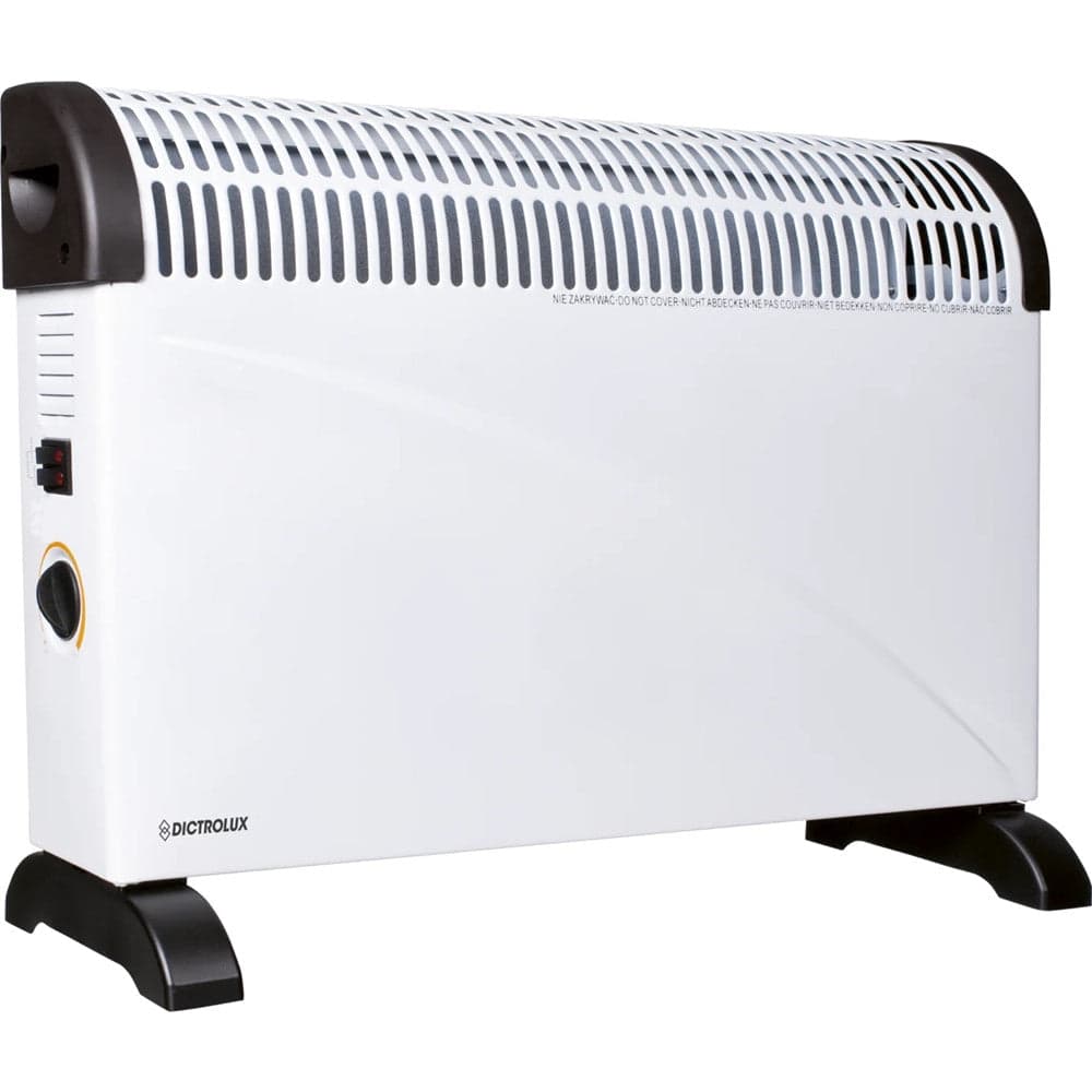 Termoconvettore Elettrico Con Termostato 3 Livelli Di Calore 750-1250-2000w Riscalda Casa