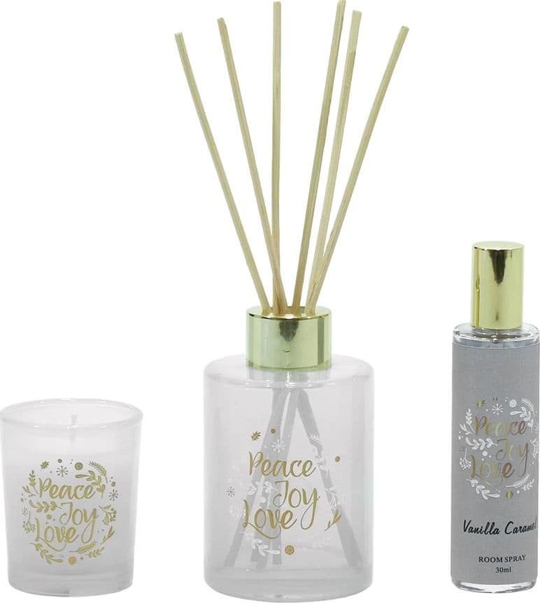 SET DIFFUSORE FRAGRANZA 100ML CON 6 BASTONCINI CANDELA PROFUMATA SPRAY AMBIENTE NATALIZIO in Accessori per la profumazione della casa Trade Shop italia - Napoli, commercioVirtuoso.it