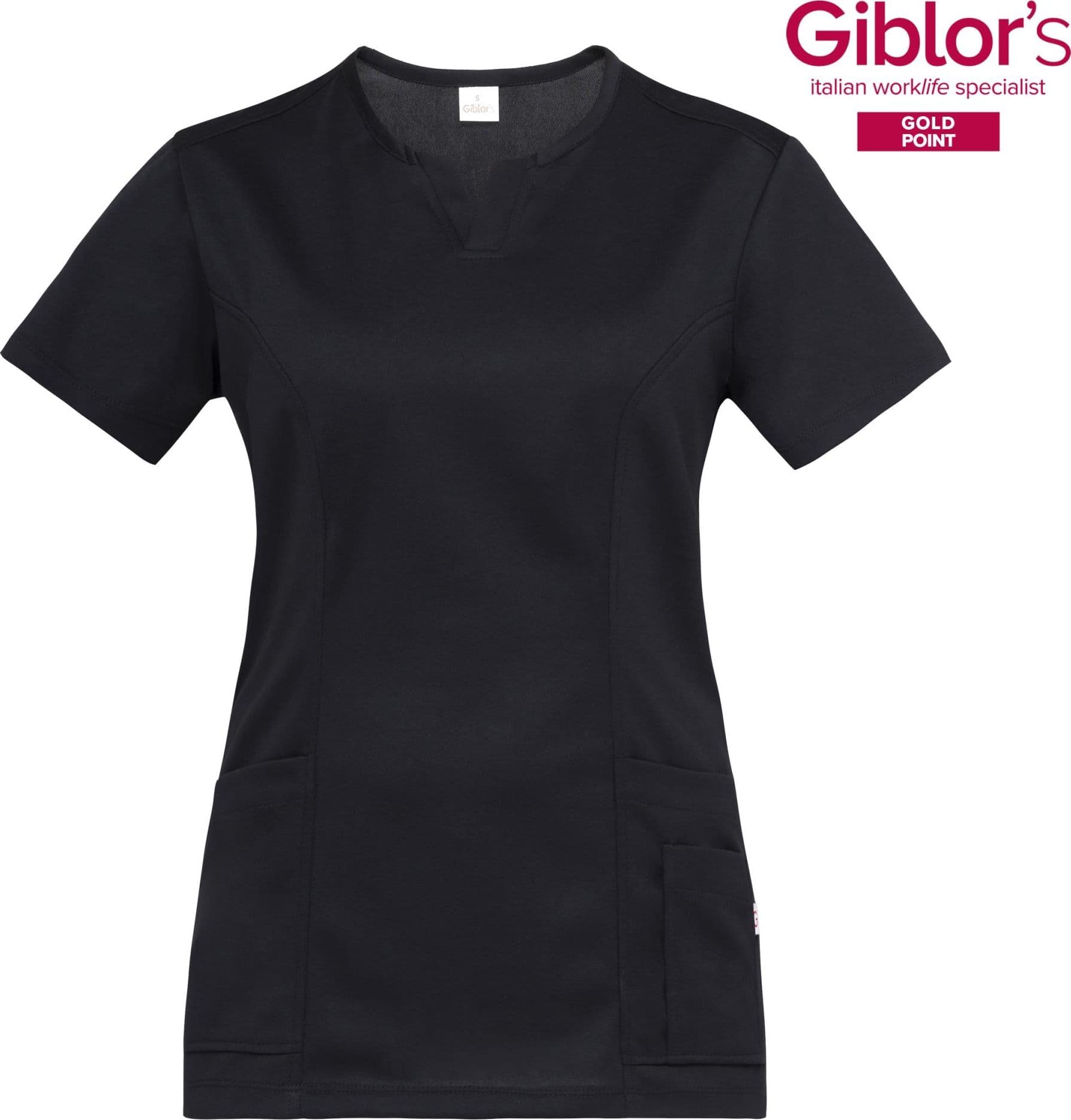 Casacca Donna Erika Nero Traspirante in Rete Elasticizzata Casacca Estetista Casacca Parrucchiera in Uniformi sanitarie - giacche Dresswork - Como, commercioVirtuoso.it