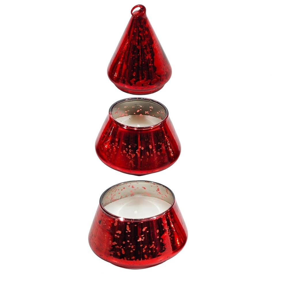 CANDELA PROFUMATA A FORMA DI ALBERO DI NATALE DA 150GR DECORAZIONE NATALIZIA H16,5XØ8,5CM in Lumini Trade Shop italia - Napoli, commercioVirtuoso.it
