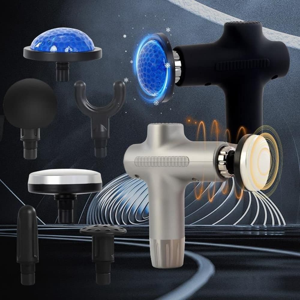 PISTOLA MASSAGGIATORE A PERCUSSIONE PORTATILE SENZA FILI MASSAGGIO A IMPATTO CALDO/FREDDO in Massaggiatori elettrici manuali Trade Shop italia - Napoli, commercioVirtuoso.it