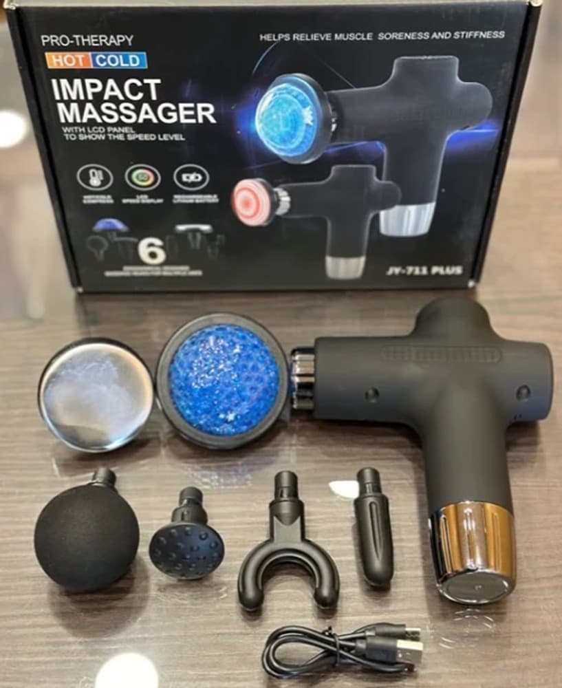 PISTOLA MASSAGGIATORE A PERCUSSIONE PORTATILE SENZA FILI MASSAGGIO A IMPATTO CALDO/FREDDO in Massaggiatori elettrici manuali Trade Shop italia - Napoli, commercioVirtuoso.it