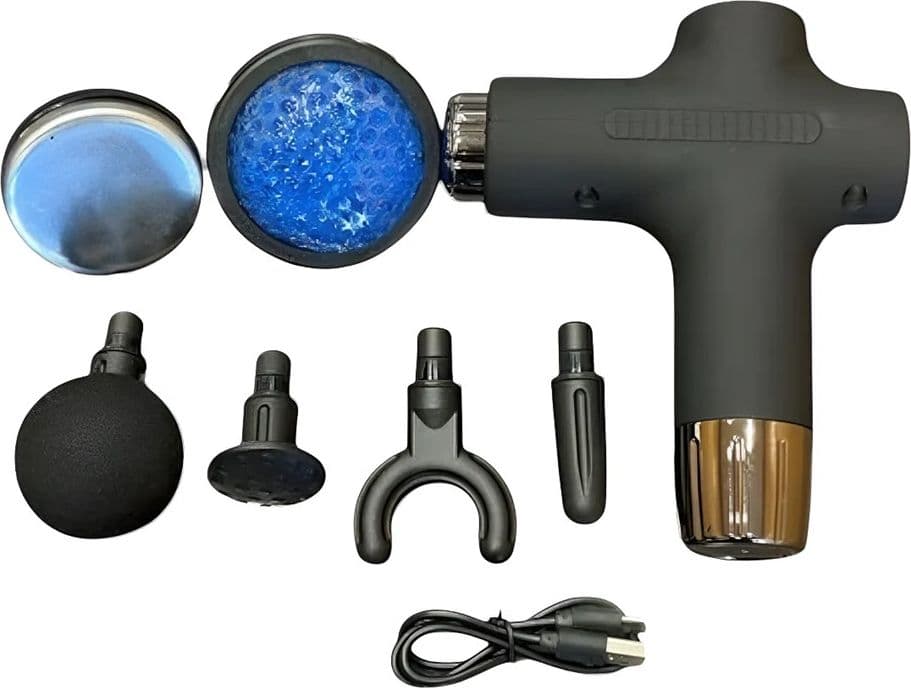 PISTOLA MASSAGGIATORE A PERCUSSIONE PORTATILE SENZA FILI MASSAGGIO A IMPATTO CALDO/FREDDO in Massaggiatori elettrici manuali Trade Shop italia - Napoli, commercioVirtuoso.it