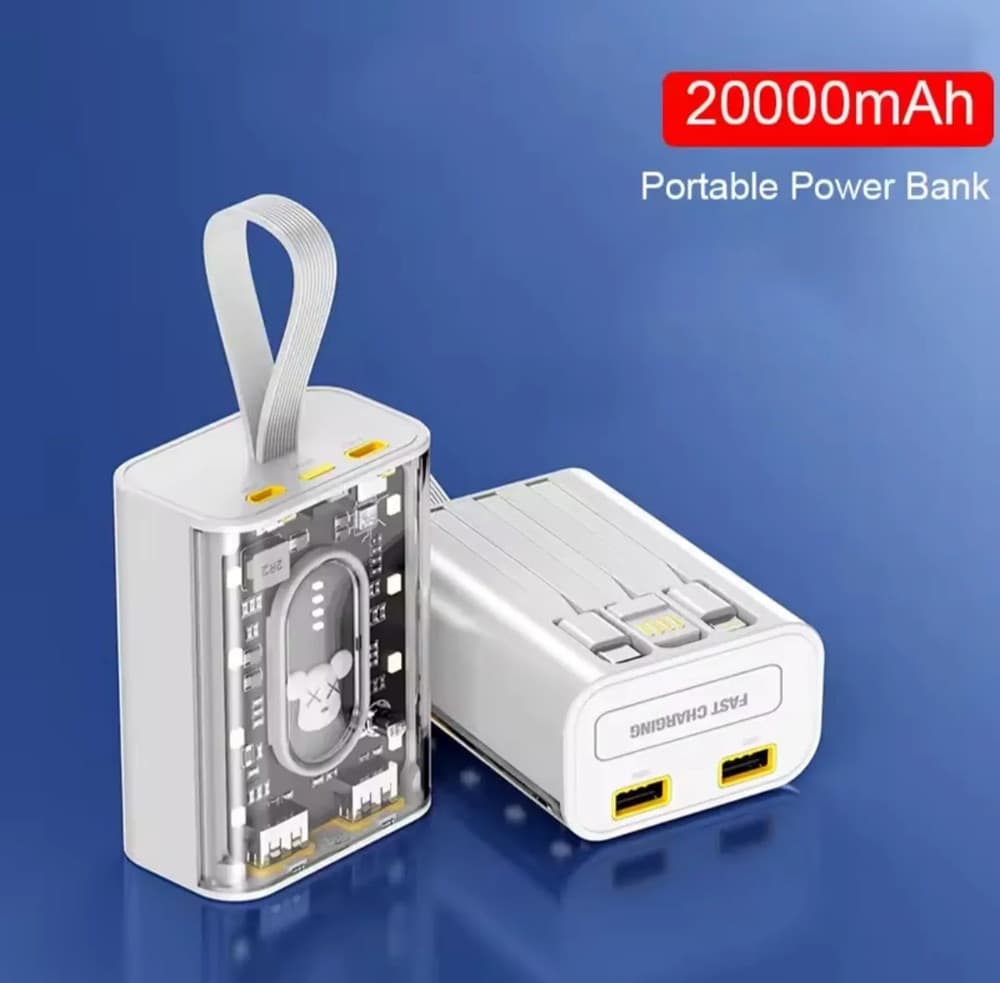 POWER BANK CARICABATTERIE ESTERNO PORTATILE CON RICARICA RAPIDA DA 20000 MAH CON LUCE LED in Caricabatterie portatile Trade Shop italia - Napoli, commercioVirtuoso.it