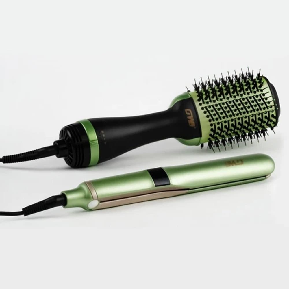 SET PIASTRA + SPAZZOLA ROTANTE IONI 2IN1 PROFESSIONALE PER STYLING CAPELLI MULTIFUNZIONE in Spazzole per capelli Trade Shop italia - Napoli, commercioVirtuoso.it