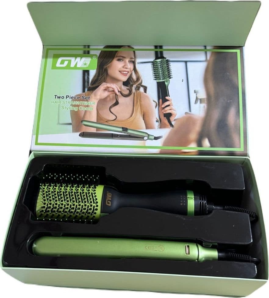 SET PIASTRA + SPAZZOLA ROTANTE IONI 2IN1 PROFESSIONALE PER STYLING CAPELLI MULTIFUNZIONE in Spazzole per capelli Trade Shop italia - Napoli, commercioVirtuoso.it