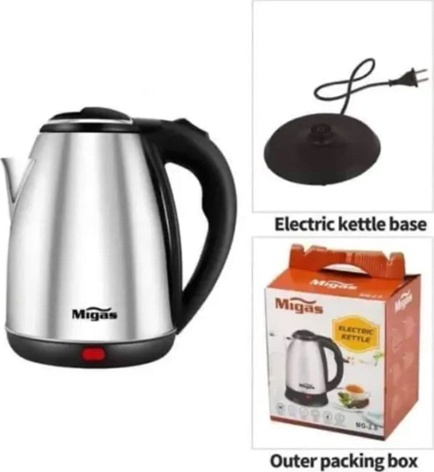 BOLLITORE ELETTRICO 2LT IN ACCIAIO 1500W PER ACQUA CALDA RESISTENTE SPEGNIMENTO AUTOMATICO in Bollitori Trade Shop italia - Napoli, commercioVirtuoso.it