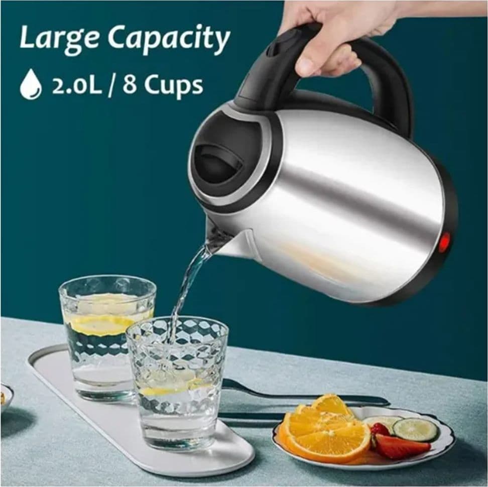 BOLLITORE ELETTRICO 2LT IN ACCIAIO 1500W PER ACQUA CALDA RESISTENTE SPEGNIMENTO AUTOMATICO in Bollitori Trade Shop italia - Napoli, commercioVirtuoso.it