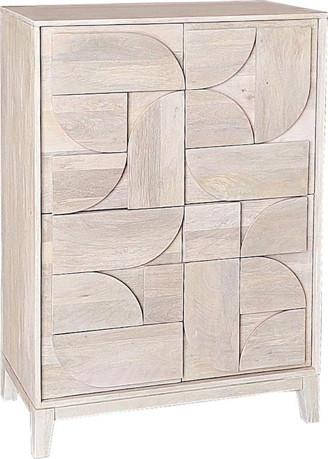 Mobile credenza "Archita" in mdf-legno di mango, schienale in mdf - 6