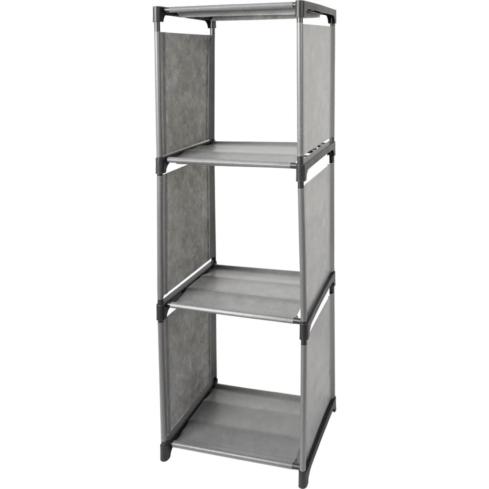SCAFFALE MULTIUSO A 3 SCOMPARTI RIPIANI ARMADIO COMPONIBILE PER BUCATO MOBILE CASA BAGNO in Unità di mensole Trade Shop italia - Napoli, commercioVirtuoso.it