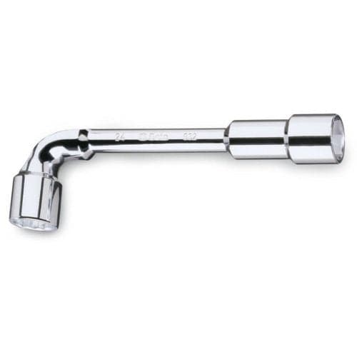 BETA 932 - CHIAVE A PIPA DOPPIA CROMATA LUCIDA 12X12MM