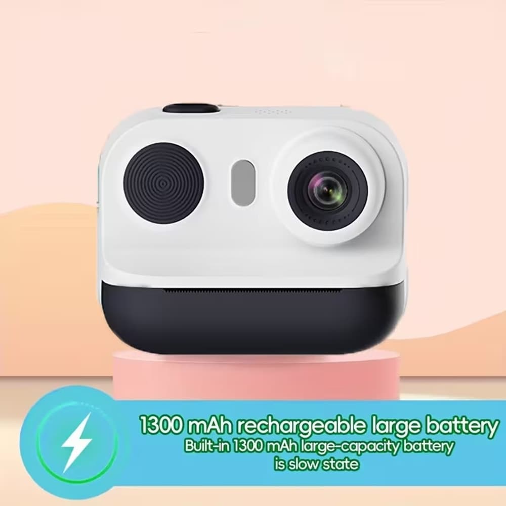 FOTOCAMERA PORTATILE A STAMPA ISTANTANEA PER BAMBINI CON SCHERMO LED ZOOM DIGITALE 6X in Fotocamere digitali Trade Shop italia - Napoli, commercioVirtuoso.it