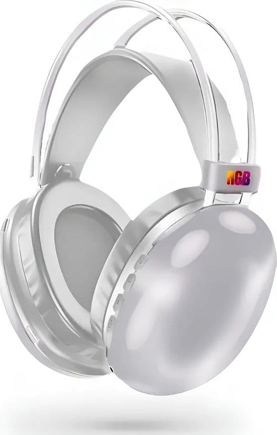 CUFFIE WIRELESS RICARICABILE BLUETOOTH V5.3 LUCI RGB LED AURICOLARE MUSICA PC SMARTPHONE in Lampade da libro Trade Shop italia - Napoli, commercioVirtuoso.it