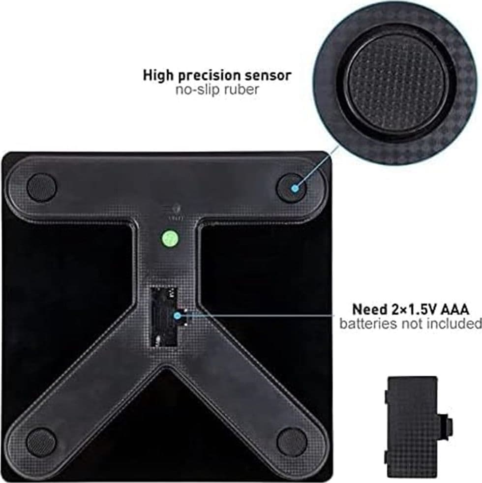 BILANCIA PESAPERSONE PROFESSIONALE NERA IMPEDENZIOMETRICA BLUETOOTH DIGITALE CON APP in Bilance pesapersona digitali Trade Shop italia - Napoli, commercioVirtuoso.it