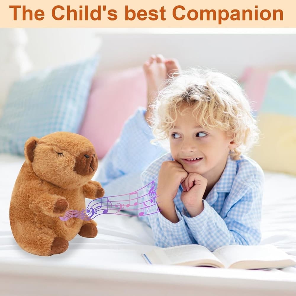 PELUCHE CAPIBARA CHE RESPIRA MOVIMENTO RESPIRANTE CON LUCI MUSICA PER BAMBINI MORBIDO in Animali di peluche Trade Shop italia - Napoli, commercioVirtuoso.it