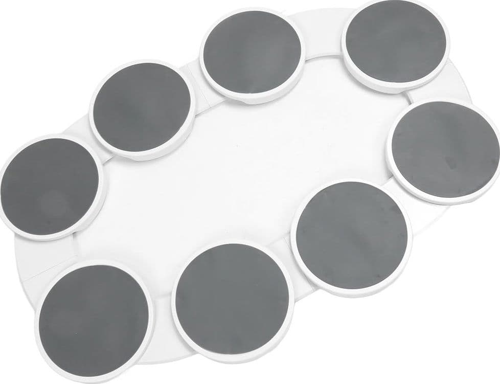 VASSOIO GIREVOLE CENTROTAVOLA PIATTO MOBILE 360° GUIDE ESPANDIBILI RIMOVIBILI RESISTENTE in Piatti da portata Trade Shop italia - Napoli, commercioVirtuoso.it