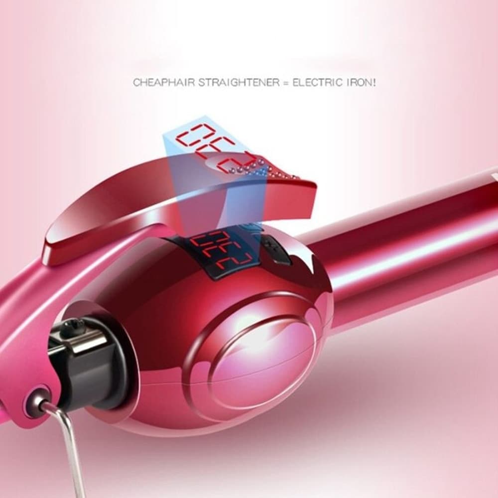FERRO ARRICCIACAPELLI ELETTRICO GW-7624 CONTROLLO TEMPERATURA 80°C-230°C CON DISPLAY LED in Arricciacapelli Trade Shop italia - Napoli, commercioVirtuoso.it