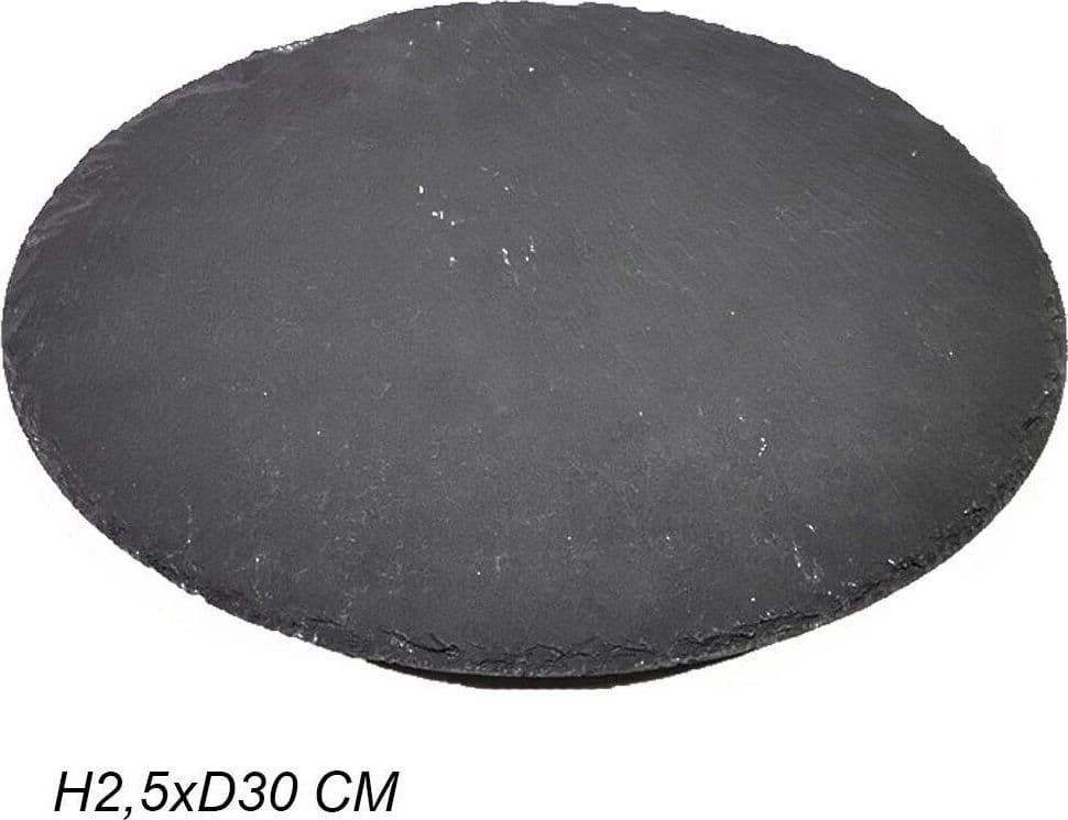 VASSOIO TONDO IN ARDESIA GIREVOLE TAGLIERE NERO Ø30CM PIETRA NATURALE DA SUSHI RISTORANTE in Piatti da portata Trade Shop italia - Napoli, commercioVirtuoso.it