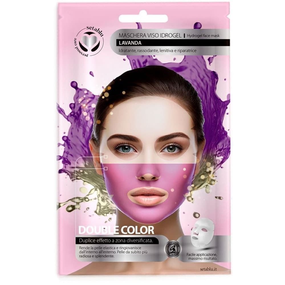 MASCHERA VISO IDROGEL BIOCOLOR LAVANDA LENITIVA RASSODA IDRATA RIPARA DUPLICE EFFETTO - 2