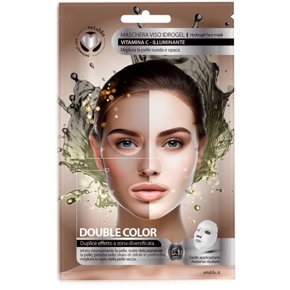 MASCHERA VISO IDROGEL BIOCOLOR ILLUMINANTE VITAMINA C PER PELLE LUMINOSA DUPLICE EFFETTO - 2