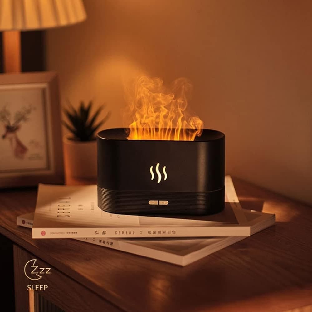 DIFFUSORE UMIDIFICATORE A NEBBIA LUCE EFFETTO FIAMMA SUPER SILENZIOSO PER CAMERA UFFICIO in Accessori per la profumazione della casa Trade Shop italia - Napoli, commercioVirtuoso.it
