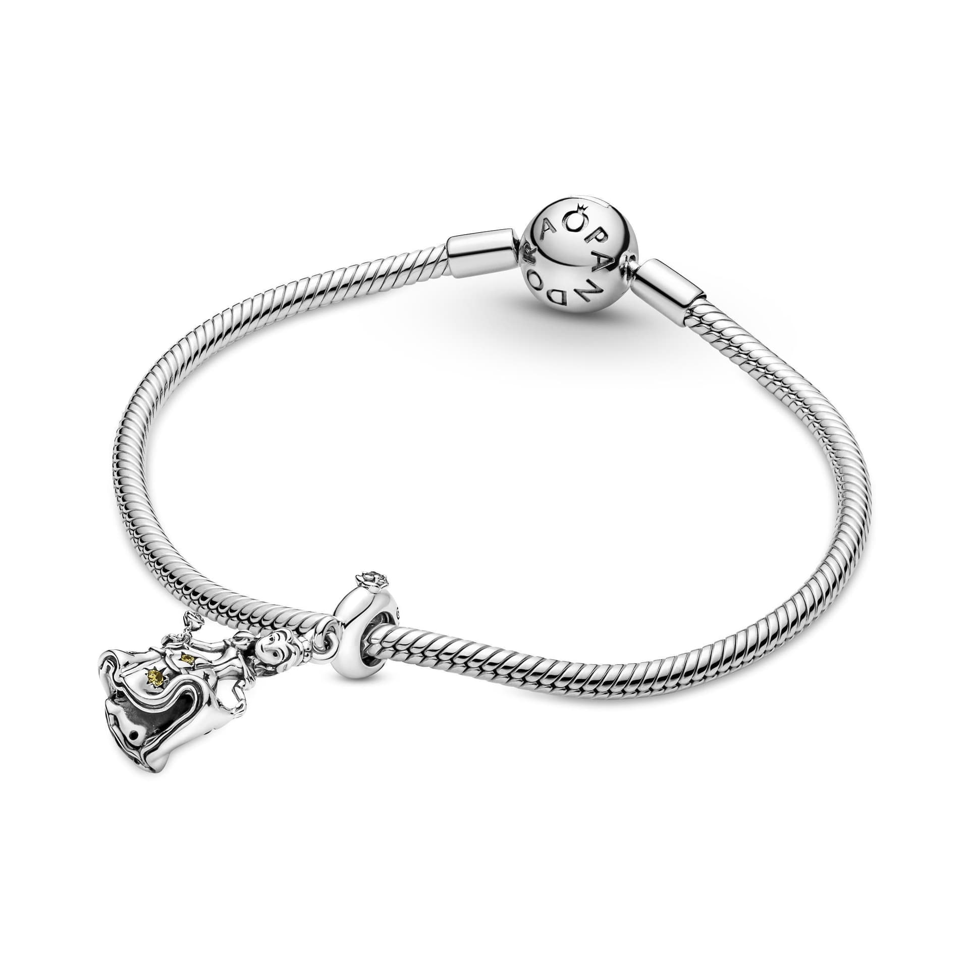 PANDORA - charm Disney, La Bella e la Bestia, charm pendente Bella danzante in Bead Charm Alba Gioielli - Casoria, commercioVirtuoso.it