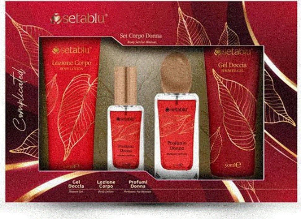 SET COFANETTO IDEA REGALO DA 4 PEZZI CON GEL DOCCIA LOZIONE CORPO 2 PROFUMI DA DONNA - 2