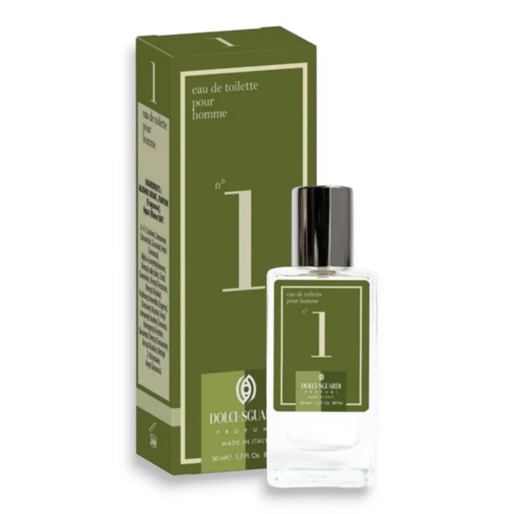 PROFUMO CORPO EAU DE TOILETTE PER UOMO N°1 DA 50 ML FRAGRANZA FRESCA AROMATICA 005588 in Eau de Toilette Trade Shop italia - Napoli, commercioVirtuoso.it