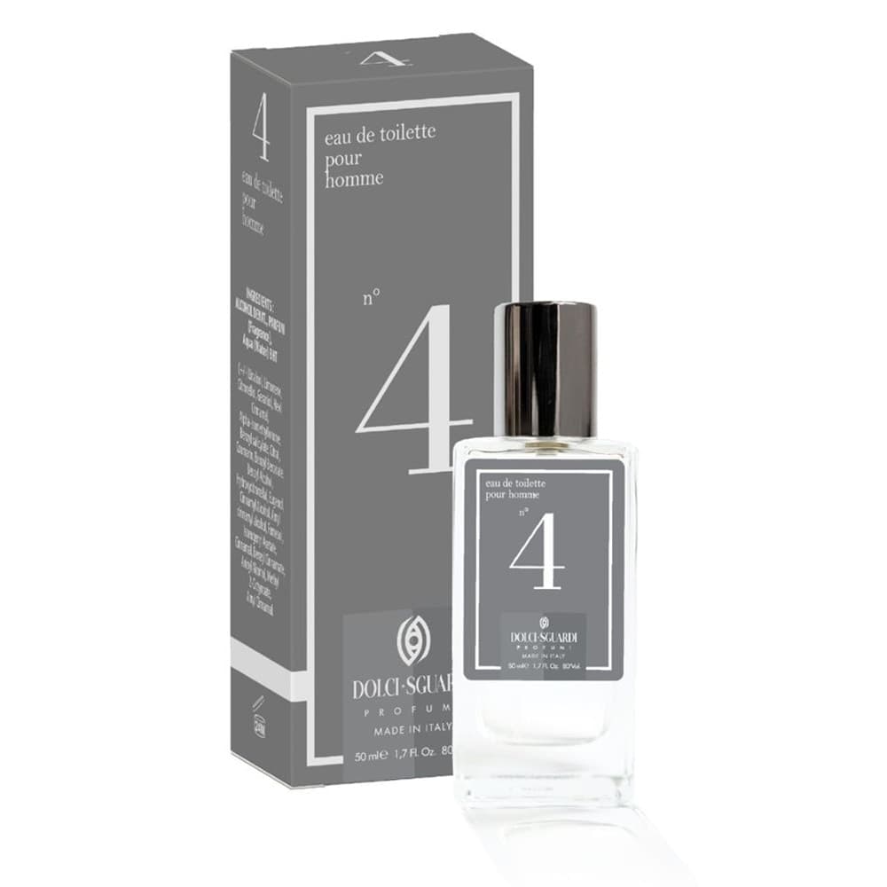 PROFUMO CORPO EAU DE TOILETTE PER UOMO N°4 DA 50 ML FRAGRANZA FOUGÈRE RAFFINATA 005618 - 2