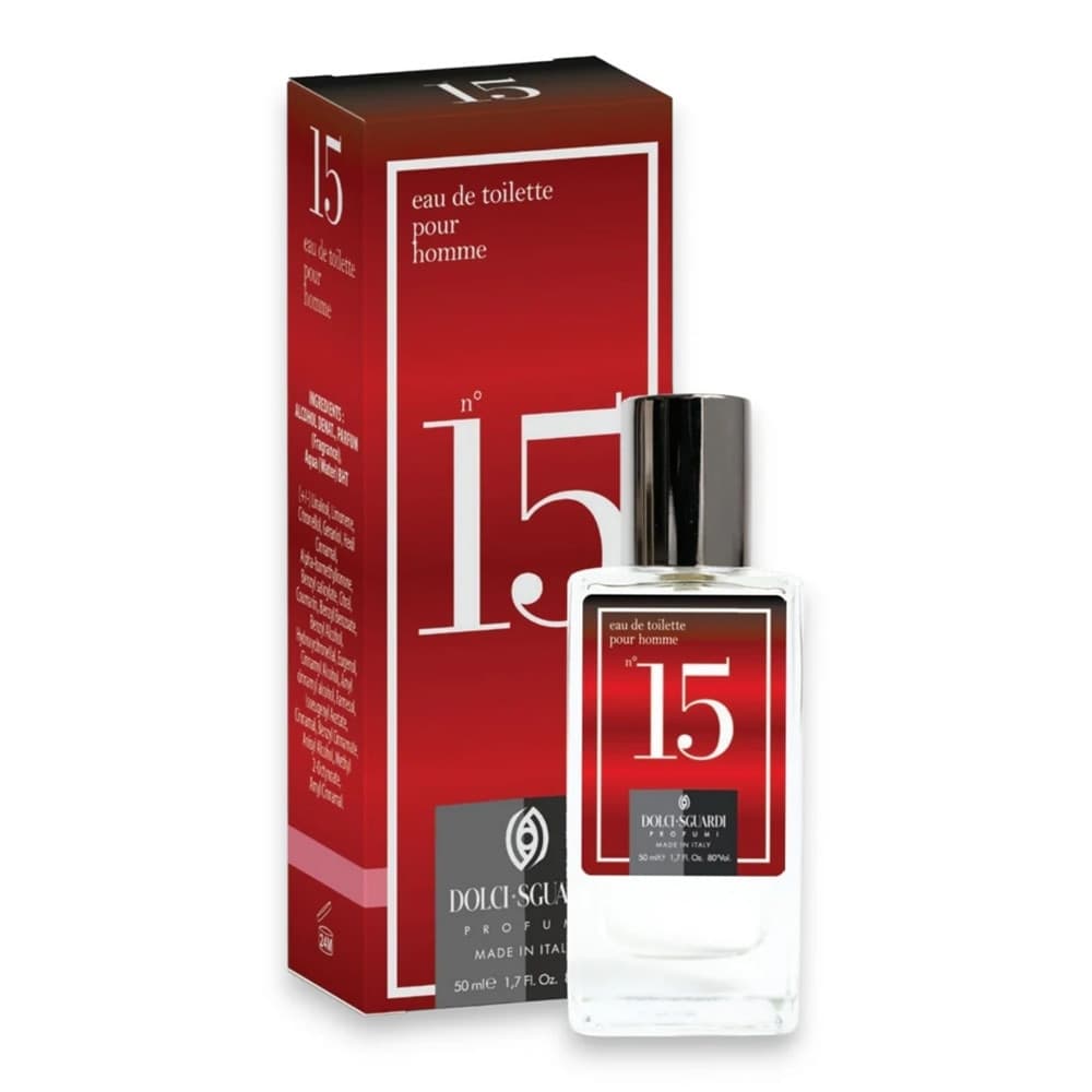PROFUMO CORPO EAU DE TOILETTE PER UOMO N°15 DA 50 ML FRAGRANZA INTENSA AVVOLGENTE 005687 in Eau de Toilette Trade Shop italia - Napoli, commercioVirtuoso.it
