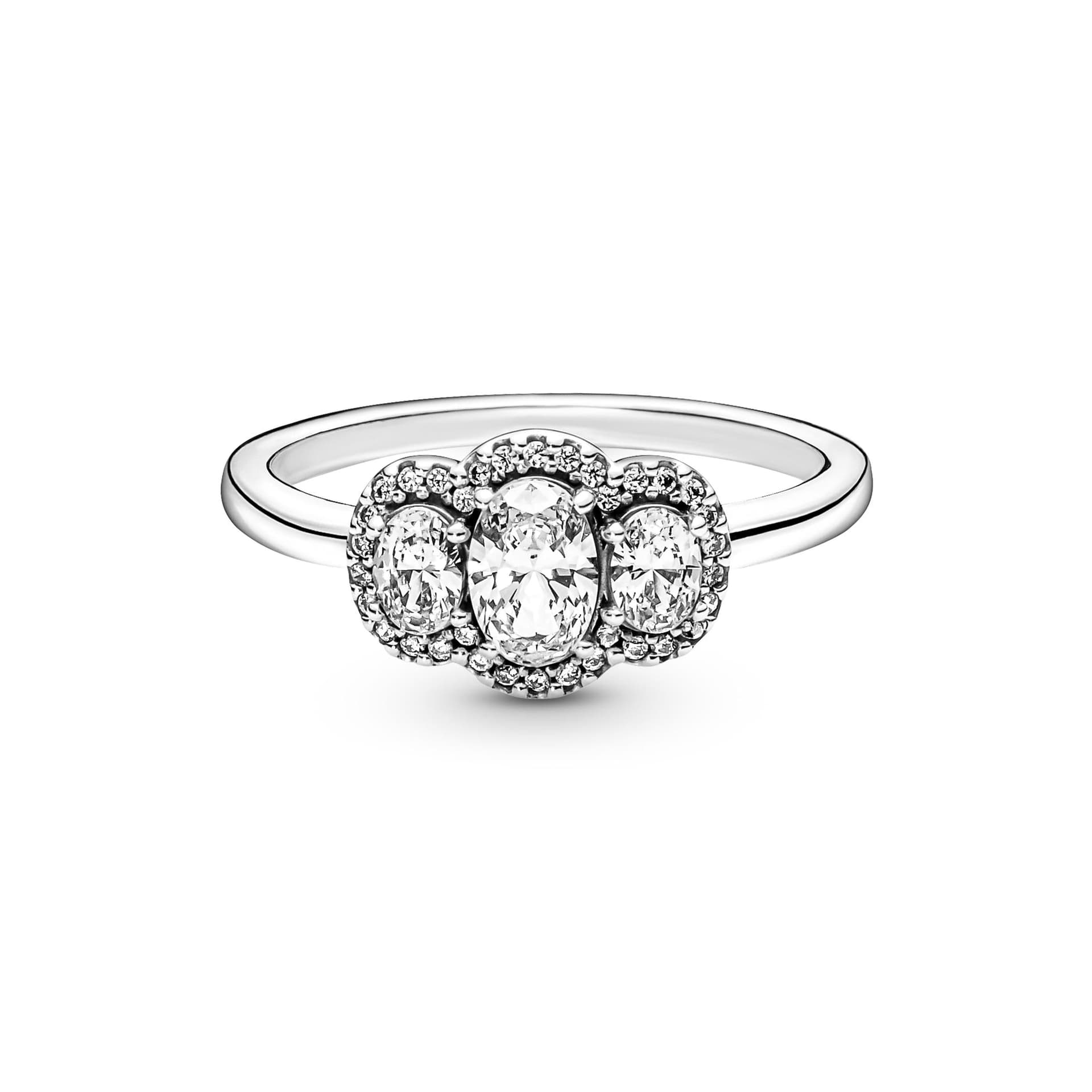 PANDORA  - Anello vintage con tre pietre in Anelli Alba Gioielli - Casoria, commercioVirtuoso.it