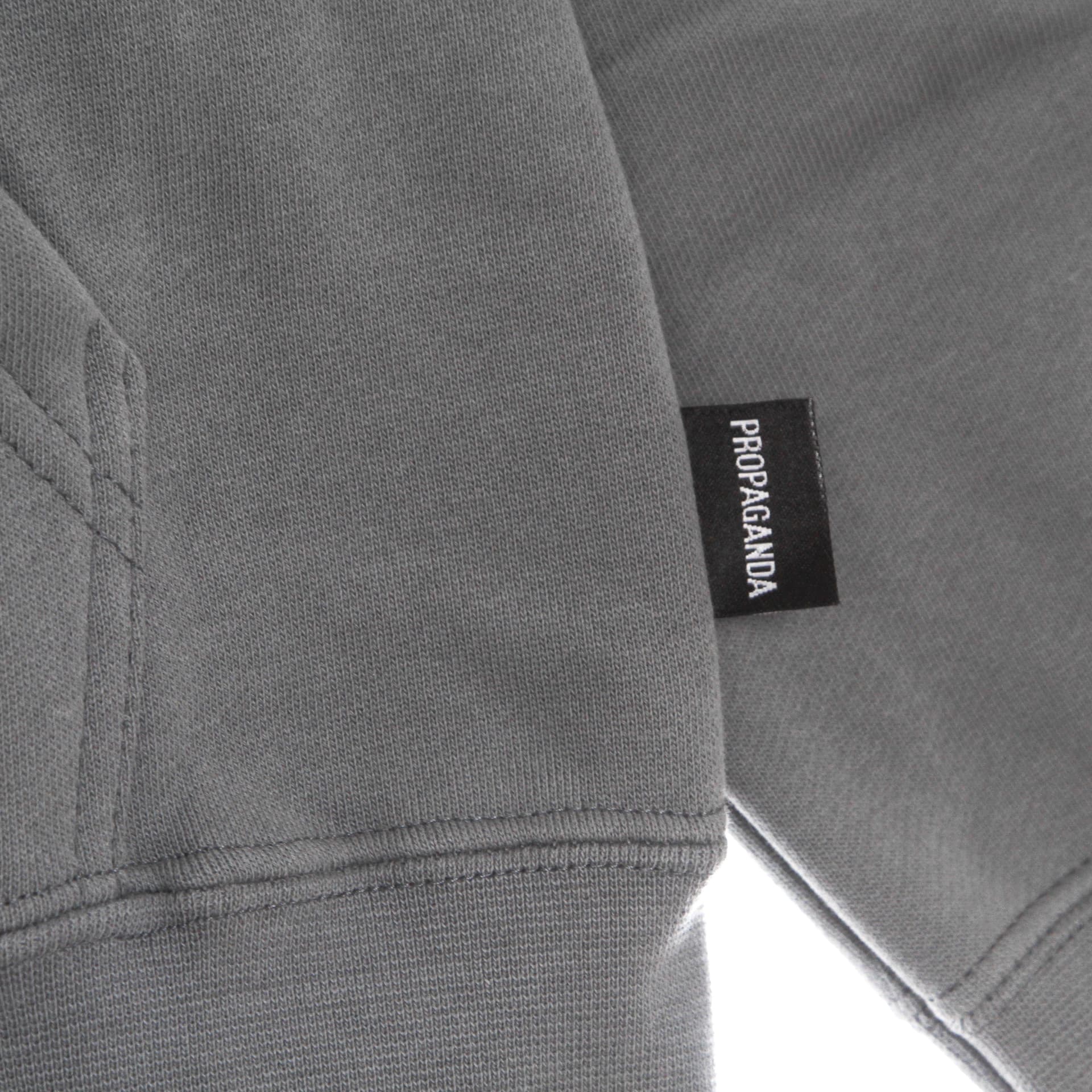 PROPAGANDA Felpa Cappuccio Uomo Scarful Eye Hoodie Grey da uomo in Felpe con cappuccio Drestige - Casamassima, commercioVirtuoso.it