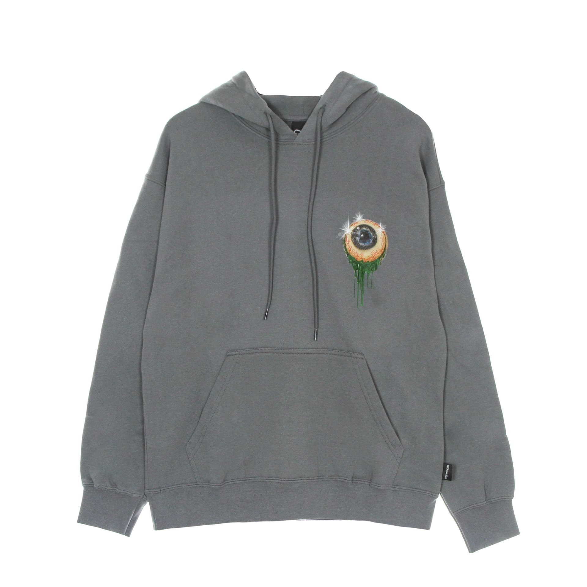 PROPAGANDA Felpa Cappuccio Uomo Scarful Eye Hoodie Grey da uomo in Felpe con cappuccio Drestige - Casamassima, commercioVirtuoso.it