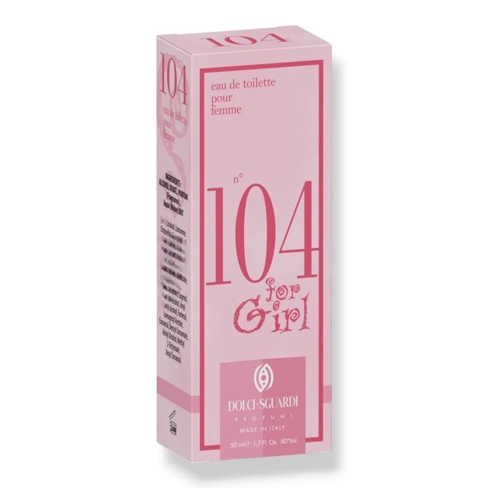 PROFUMO CORPO EAU DE TOILETTE DONNA RAGAZZA N°104 50ML FRAGRANZA DOLCE AVVOLGENTE 006264 in Eau de Toilette Trade Shop italia - Napoli, commercioVirtuoso.it