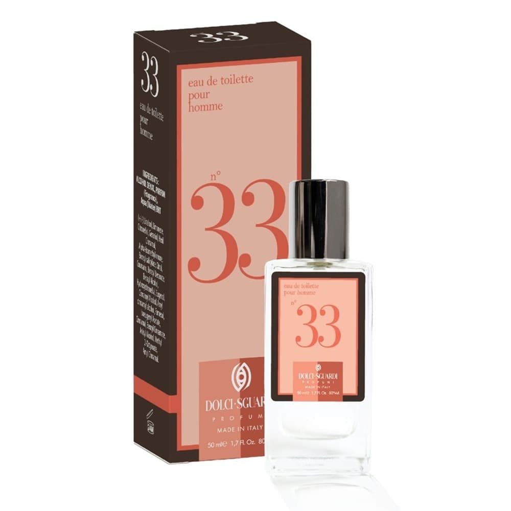 PROFUMO CORPO EAU DE TOILETTE PER UOMO N°33 DA 50 ML FRAGRANZA LEGNOSA TERROSA 009241