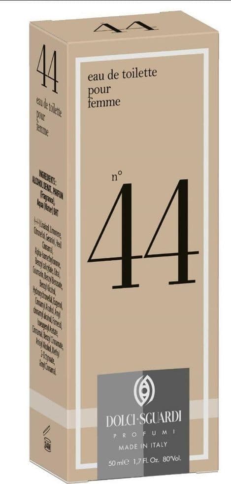 PROFUMO CORPO EAU DE TOILETTE DA DONNA N°44 DA 50 ML FRAGRANZA RAFFINATA FRESCA 009258 in Eau de Toilette Trade Shop italia - Napoli, commercioVirtuoso.it