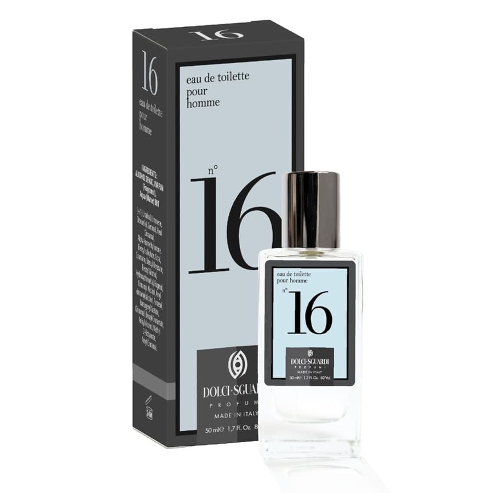 PROFUMO CORPO EAU DE TOILETTE PER UOMO N°16 DA 50ML FRAGRANZA AUDACE ORIGINALE 005694 - 2