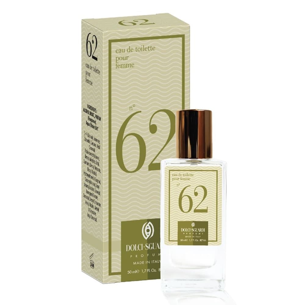 PROFUMO CORPO EAU DE TOILETTE DA DONNA N°62 DA 50 ML FRAGRANZA INTENSA AVVOLGENTE 005977 - 2