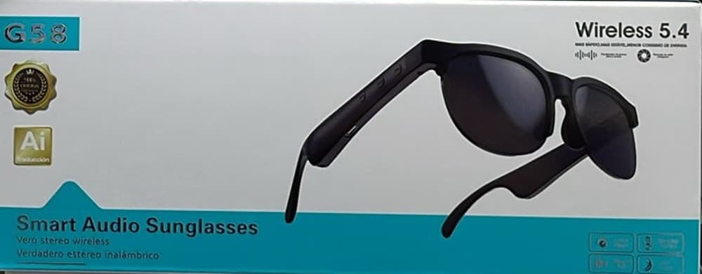 OCCHIALI DA SOLE INTELLIGENTI SMART AUDIO G58 WIRELESS 5.4 PER MUSICA CHIAMATE SENZA FILI in Occhiali virtuali Trade Shop italia - Napoli, commercioVirtuoso.it