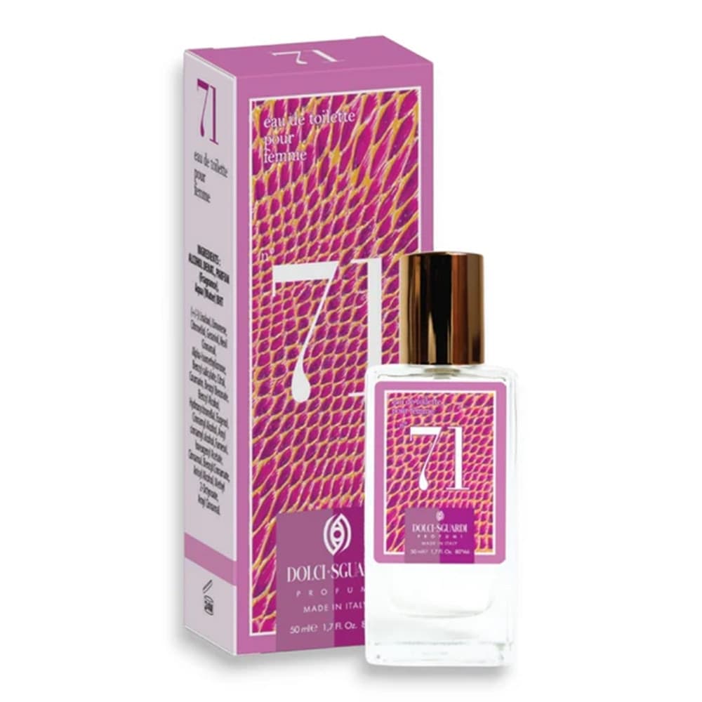 PROFUMO CORPO EAU DE TOILETTE DA DONNA N°71 DA 50ML FRAGRANZA SEDUCENTE MODERNA 006011 in Eau de Toilette Trade Shop italia - Napoli, commercioVirtuoso.it