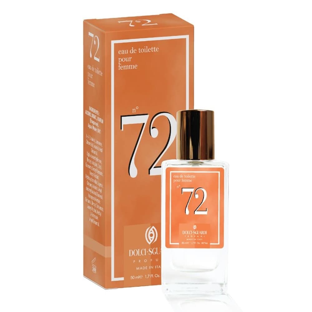 PROFUMO CORPO EAU DE TOILETTE DA DONNA N°72 DA 50ML FRAGRANZA ROMANTICA FEMMINILE 006028 - 2