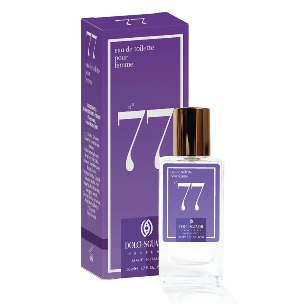 PROFUMO CORPO EAU DE TOILETTE DA DONNA N°77 DA 50ML FRAGRANZA SENSUALE AVVOLGENTE 006066 - 2