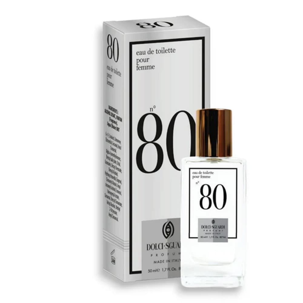 PROFUMO CORPO EAU DE TOILETTE DONNA N°80 50ML FRAGRANZA ICONICA SENSUALE RAFFINATA 006073 in Eau de Toilette Trade Shop italia - Napoli, commercioVirtuoso.it