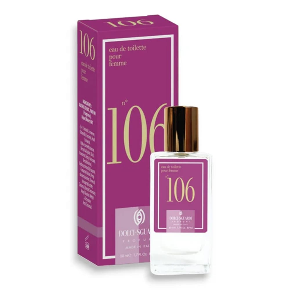 PROFUMO CORPO EAU DE TOILETTE DA DONNA N°106 50ML FRAGRANZA ELEGANTE SEDUCENTE 006288 in Estratto di profumo Trade Shop italia - Napoli, commercioVirtuoso.it