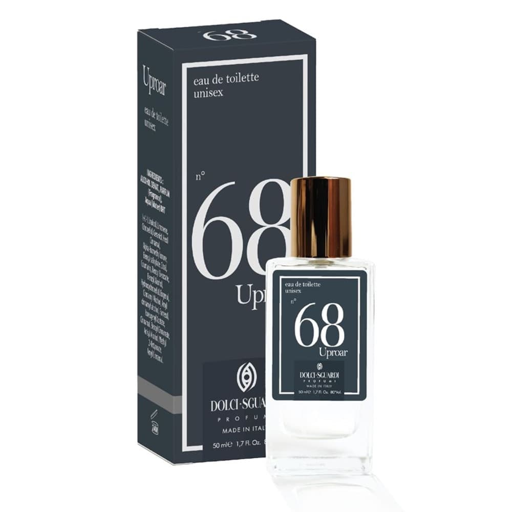 PROFUMO CORPO EAU DE TOILETTE UNISEX N°68 UPROAR 50ML FRAGRANZA LUSSUOSA AVVOLGENTE 014894 - 2