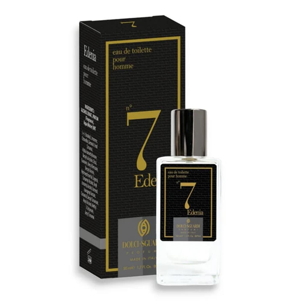 PROFUMO CORPO EAU DE TOILETTE UOMO N°7 EDENIA DA 50ML FRAGRANZA OPULENTA SENSUALE 014931 in Eau de Parfum Trade Shop italia - Napoli, commercioVirtuoso.it