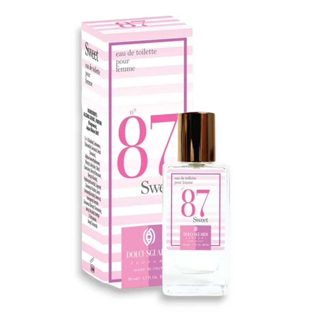 PROFUMO CORPO EAU DE TOILETTE DONNA N°87 SWEET DA 50ML FRAGRANZA DELICATA CREMOSA 015082 in Spray idratanti per il corpo Trade Shop italia - Napoli, commercioVirtuoso.it