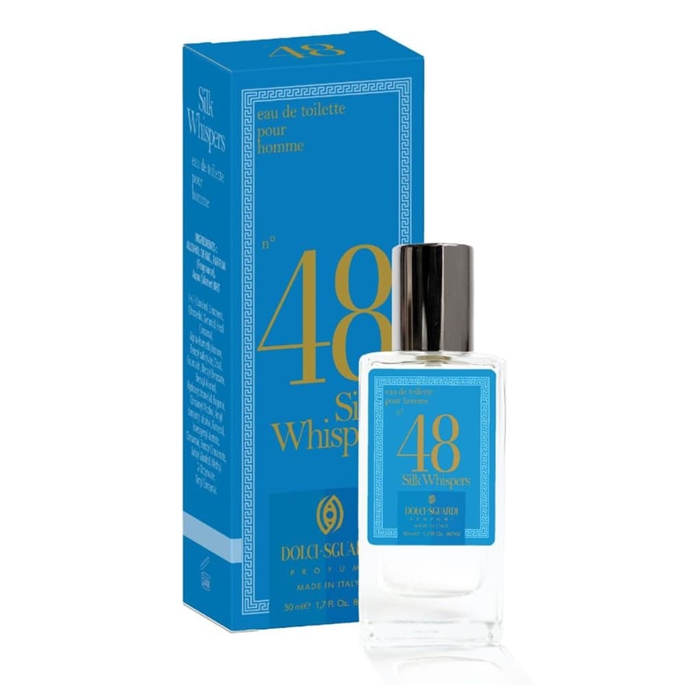 PROFUMO CORPO EAU DE TOILETTE UOMO N°48 SILK WHISPERS 50ML FRAGRANZA VIBRANTE SEDUCENTE