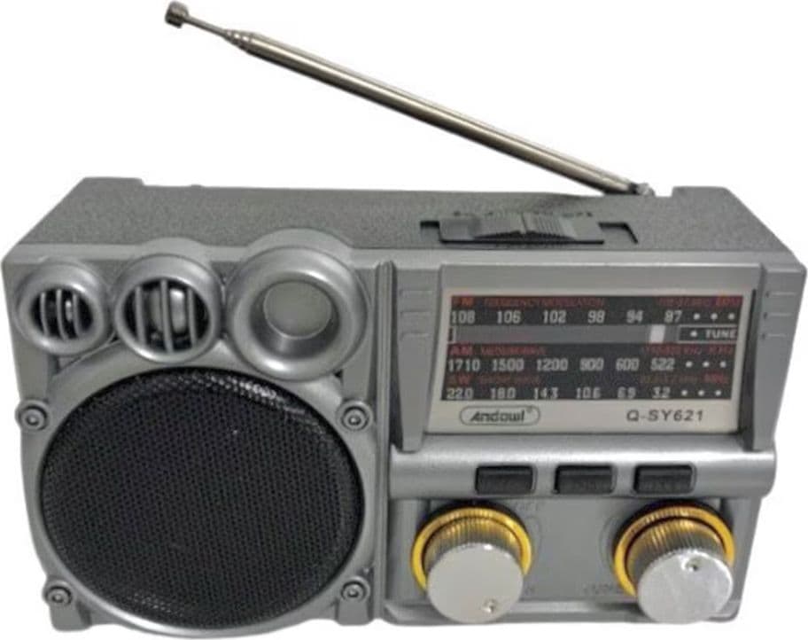RADIO PORTATILE MULTIFUNZIONE RETRÒ A BATTERIA BANDE FM AM SW ANALOGICA Q-SY621 in Radio Trade Shop italia - Napoli, commercioVirtuoso.it