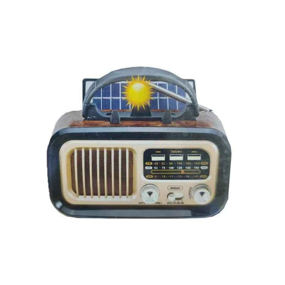 RADIO DA TAVOLO CON PANNELLO SOLARE PORTATILE STILE VINTAGE RETRÒ BANDE AM FM SW Q-SY721 in Radio da collezionismo Trade Shop italia - Napoli, commercioVirtuoso.it
